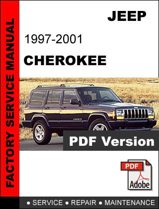 Jeep cherokee 1997 - 2001 factory service repair shop manual + wiring diagram