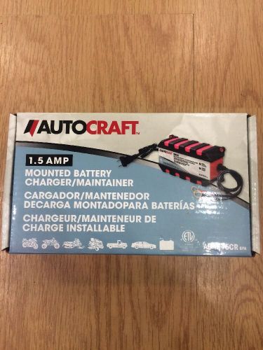 New autocraft battery charger maintainer 1.5 amp ac-m15cr