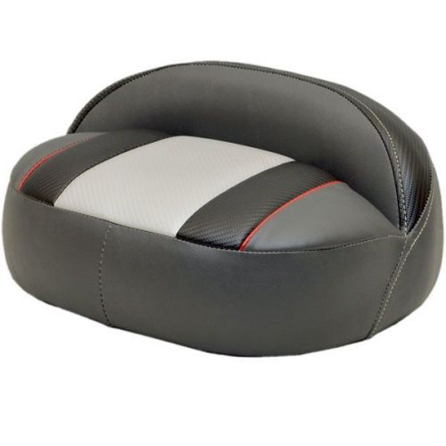 Ranger boats dark gray black silver red marine casting butt seat cushion