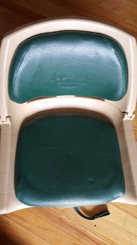 2 vtg  sun dolphin vinyl folding boat marine porta bote seats chairs