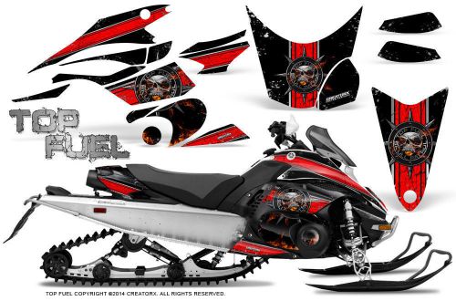 Yamaha fx nytro 08-14 creatorx graphics kit snowmobile sled decals top fuel rb