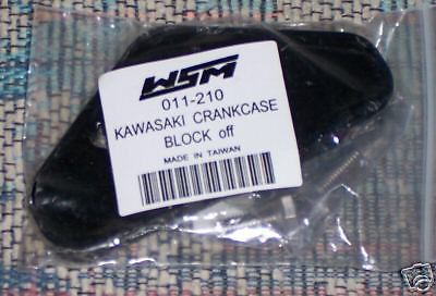 Crankcase block-off plate for 650 750 kawasaki jet skis