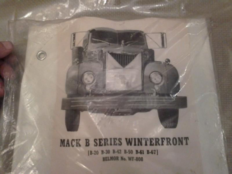 Mack b- series  winter front cover