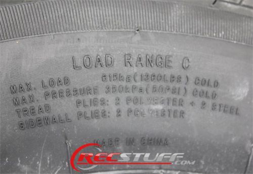 St175/80r13 load range c radial trailer tire - briway - tr306