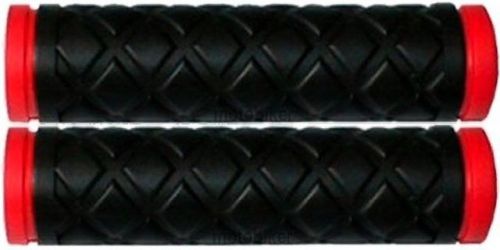 Can-am bombardier atv ds250 ds400 ds450 ds650 red diamond handlebar gel grips