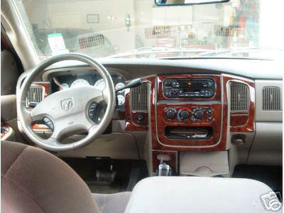 Dodge ram 1500 2500 3500 slt sle interior wood dash trim kit 2002 2003 2004 2005