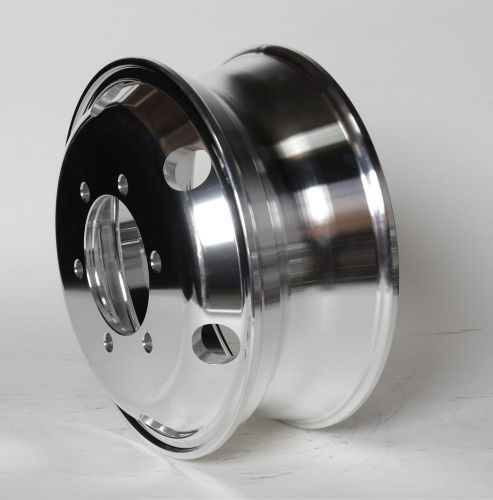 17.5x6 forged aluminum wheels 6x205 hub piloted lifted axle free shipping
