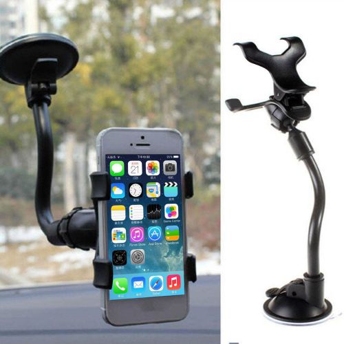 Universal 360°rotating car windshield mount holder stand bracket for cell phone~