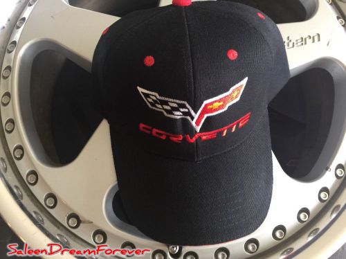 Corvette racing race embroidered hat chevy chevrolet z06 vette stingray c7 lt1