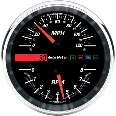 Motorcycle tachometer speedometer drop in gauge harley indian custom
