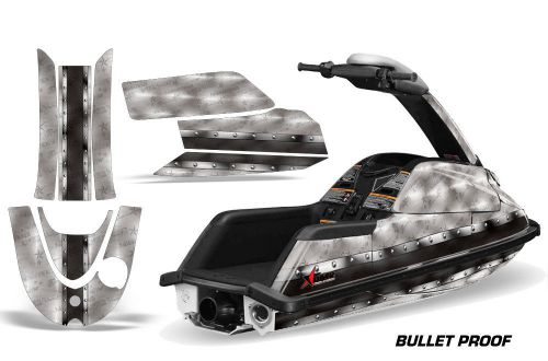 Amr racing jet ski wrap yamaha super jet graphics kit all years bullet proof blk