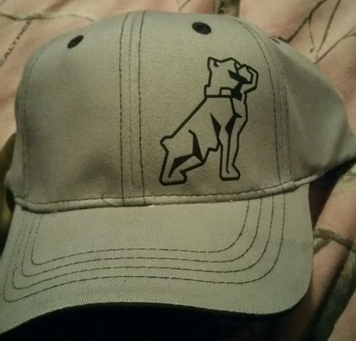 Baseball cap gray/black mack bulldog adjustable