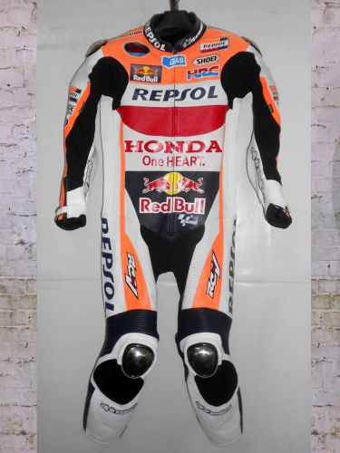 Honda repsol marc marquez fast track motorbike motorcycle leather racing suit