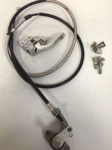 2009 yamaha yf450r yfz 450r parking brake assembly with cable and hardware #03