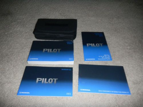 2015 honda pilot owners manual set + free shipping