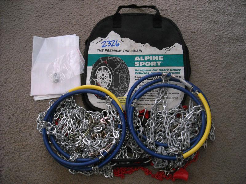 alpine sport tire chains