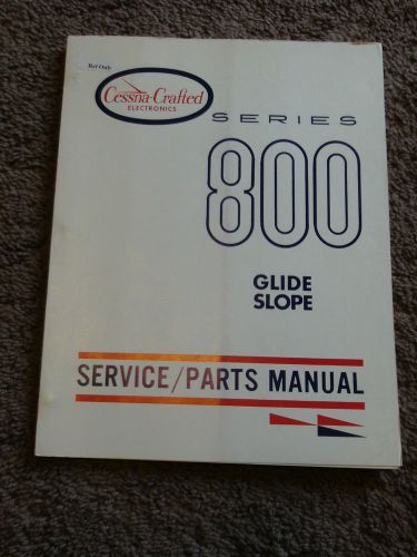 Cessna 800 glide scope receiver arc r 31a service parts manual install operation
