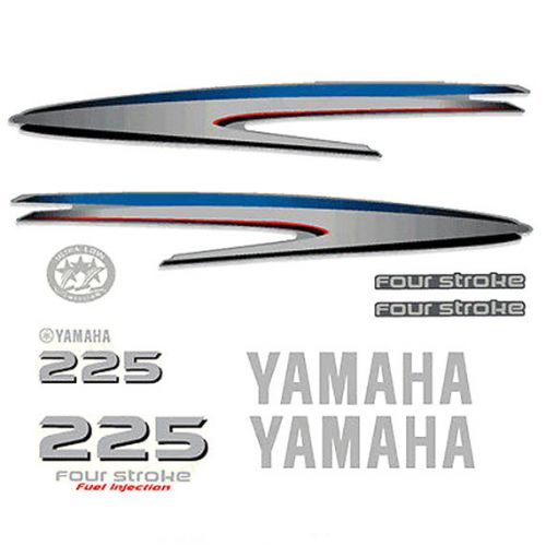 Yamaha outboard decal sticker 225 hp four stroke 4 stroke fuel injection