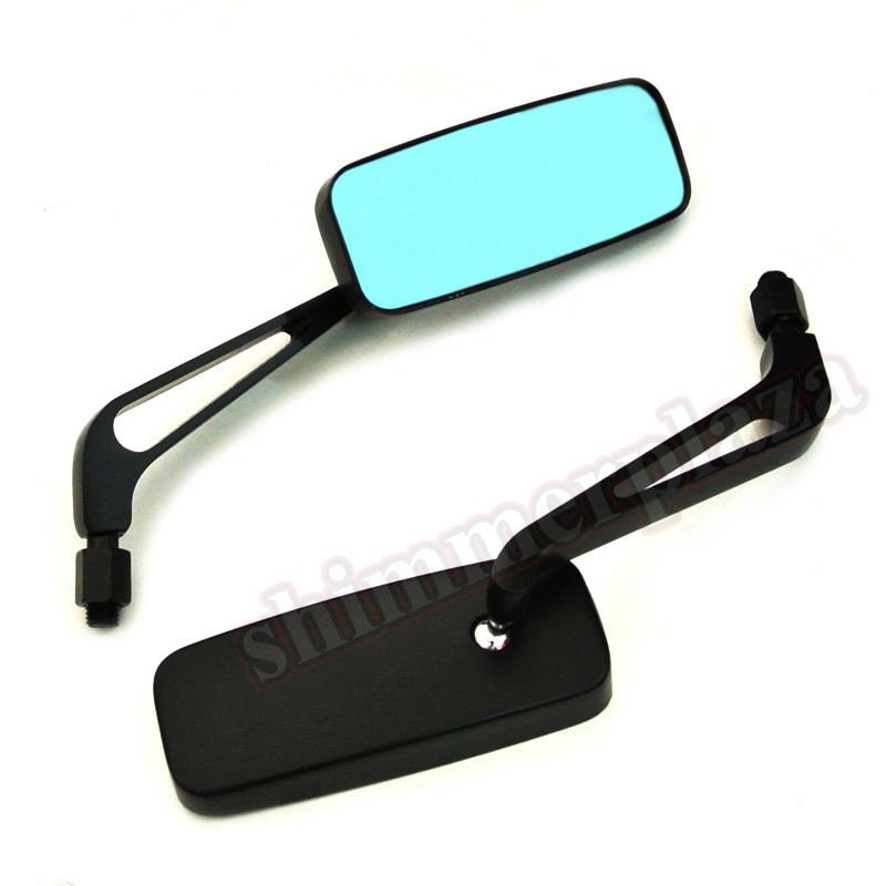 Motorcycle rectangle rear view mirrors for sportster bobber cruiser chopper
