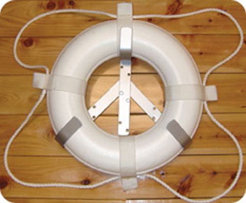 New taylor made ring buoy rack,adjustable 20&#034;-24&#034; life saver boat rings holder