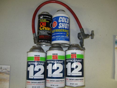3 cans of sercon (14oz) &amp; 1 can of cold shot &amp; 1 can of oil charge w/connector
