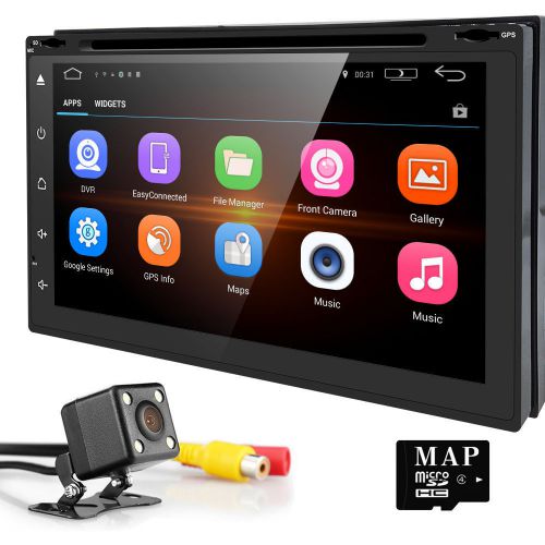 7&#039;&#039;monitor android 5.1 wifi universal 2din car radio stereo dvd player gps+cam