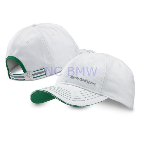 Bmw genuine logo golfsport golf sport breathable cap  white