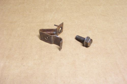 1964 1/2 1965 ford mustang fuel line bracket/ bolt pump to carb. lower part only
