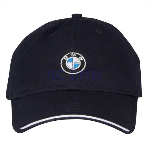 Bmw genuine recycled brushed twill cap - navy