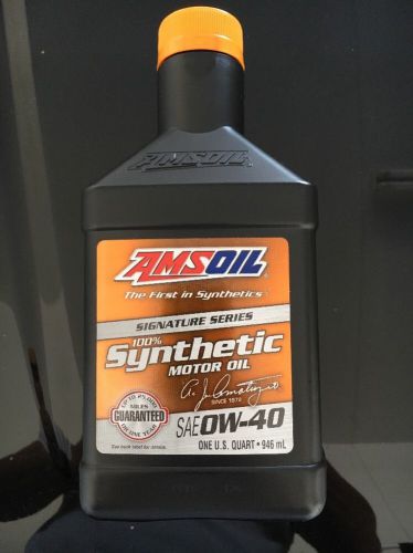 Amsoil synthetic oil signature series 0w-40