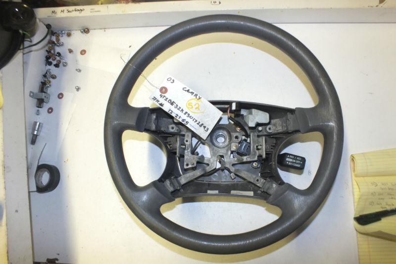2002 2003 2004 2005 2006 toyota camry gray steering wheel oem