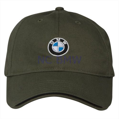 Bmw genuine recycled brushed twill cap - olive