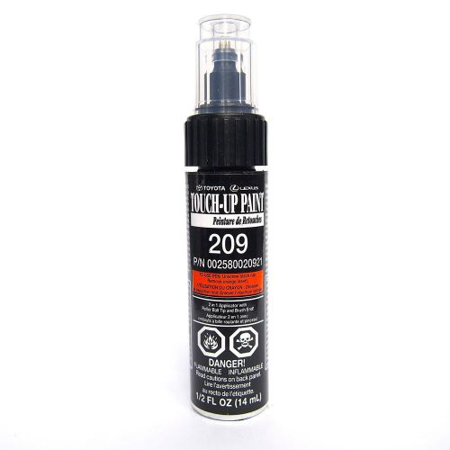 Genuine toyota 00258-00209-21 black mica touch-up paint pen (.44 fl oz, 13 ml)
