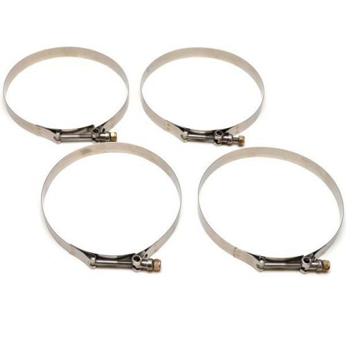 Trident rubber 6 inch marine boat t bolt  hose loop clamps  720-6000 (set of 4)