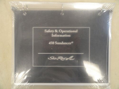 Sea ray 450 sundancer safety operational information 1970119 boat