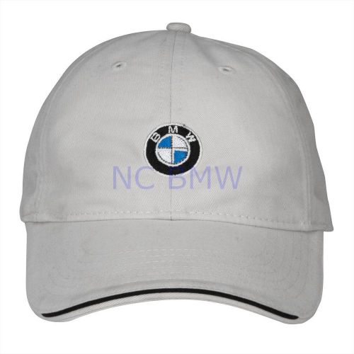 Bmw genuine recycled brushed twill cap - stone
