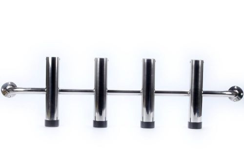 Stainless wall mount side mount 4 rod holder /bracket 4 rod holder launcher-am