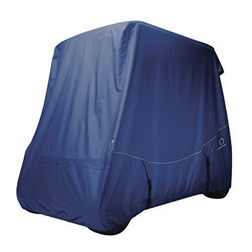 Classic accessories fairway golf cart fadesafe quick fit cover, short roof, navy