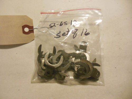1937 - 1940 ford 60 hp valve guide retaining horseshoe clips nos #52-6512