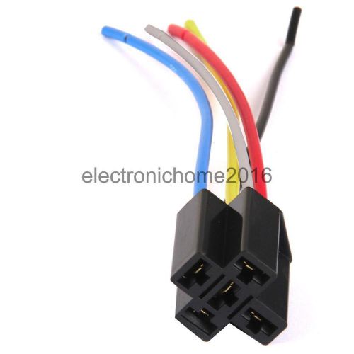 12v dc 40a amp car 5pin 5 wire harness motorcycle auto automotive relay &amp; socket
