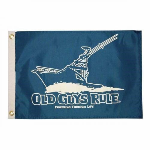 New two-sided boat flag nylon double-sided old guys rule boat flag free shipping