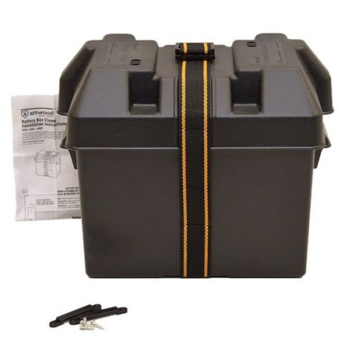 Attwood boat battery box 9065-1 | carver/marquis black 14 1/4 x 9 5/8 x 10 3/4
