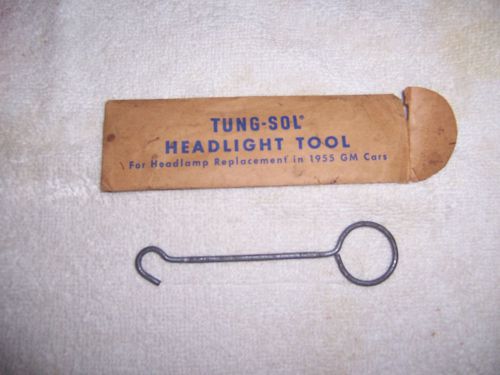 Vintage tung sol tung-sol headlight replacement tool 1955 thru 1960 gm cars nos