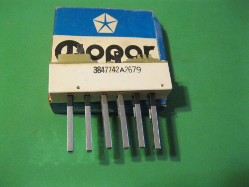 Nos mopar 1980-89 chrysler,dodge,plymouth,a/c temperature control switch
