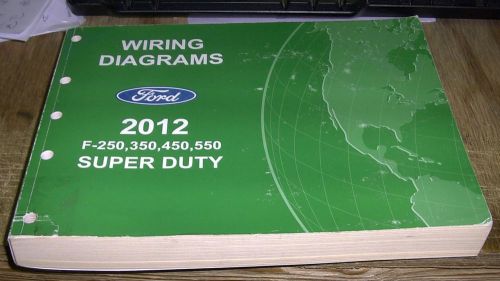 Buy 2012 FORD F250 F350 F450 F550 S DUTY TRUCKS FACTORY WIRING DIAGRAMS