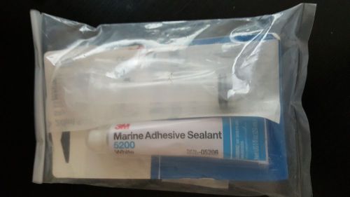 3m 5200 boat marine adhesive sealant white 1oz w/ plunger/syringe and cap