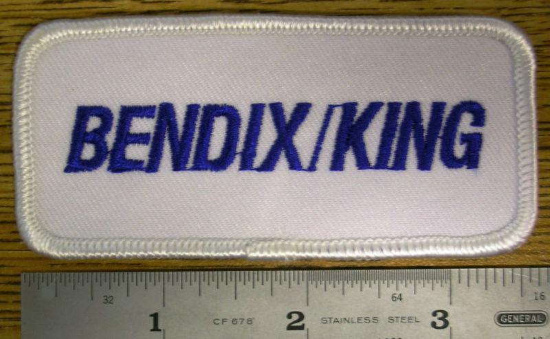 Bendix/king dealer embroidered patch (nos)