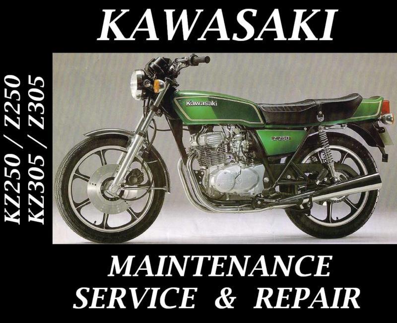 Find Kawasaki Z250 KZ305 Z305 KZ Z 250 305 Twin Service Repair Rebuild Manual in Missouri, US, for US $8.95