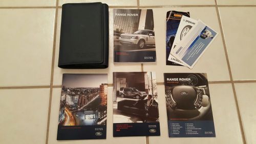 2012 land rover range rover with navigation owners manual set oem lqqk