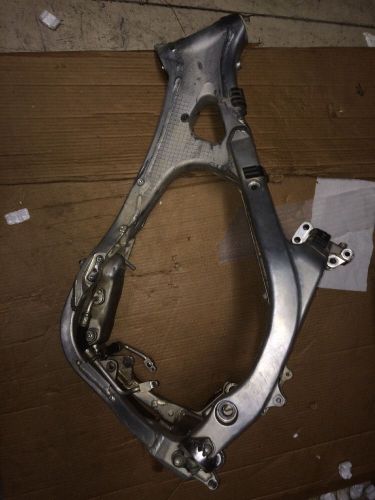 2006 06 yamaha yz250f yzf250 yz 250f 250 yzf frame chassis &amp; skid plate &amp; mounts